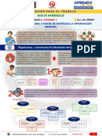 Experiencia de Aprendizaje 4 3° y 4°