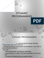Dynamic Programming Techniques