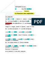 Les Adjectifs Qualificatifs