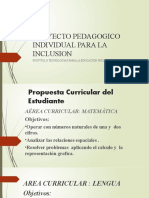 Propuesta Curricular y Ejes