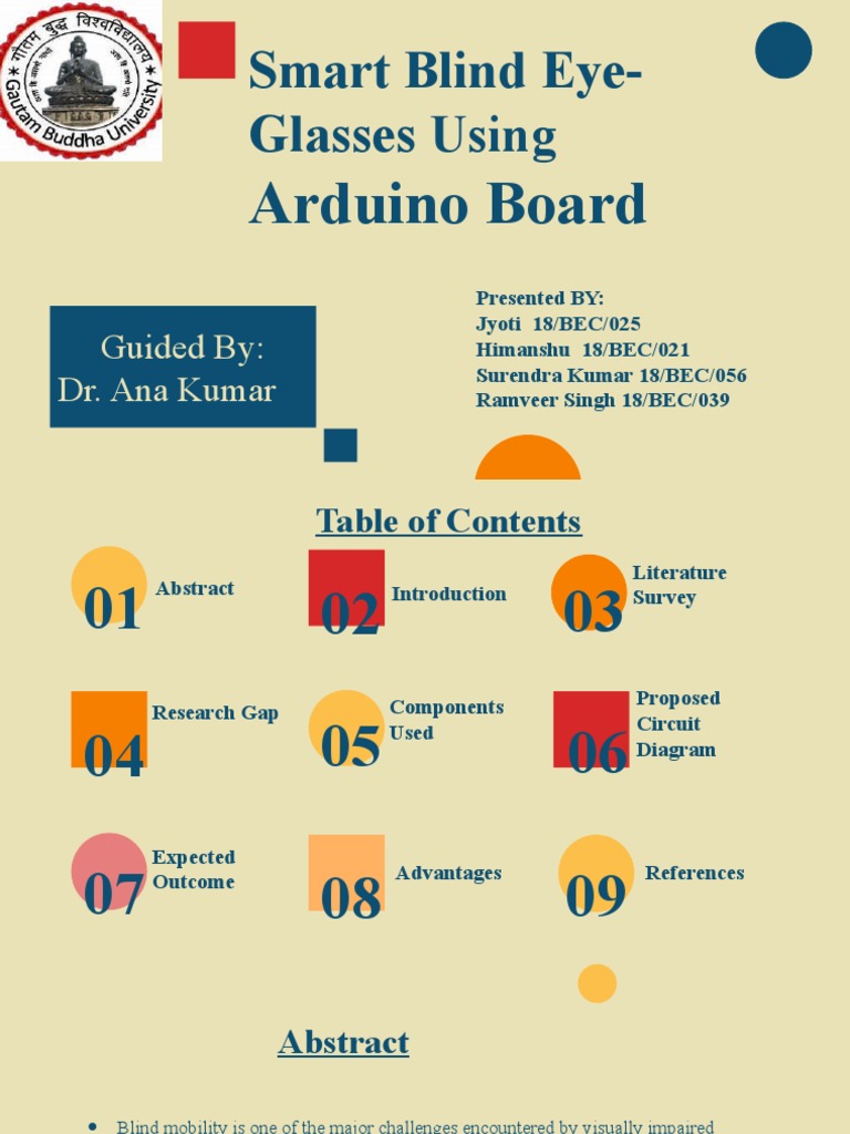 Smart Blind Eye - Glasses Using Arduino. | PDF | Visual Impairment ...