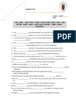 Actividad Modal Verbs