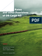 Standard Rates of DB Cargo