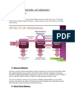 Model of Memory