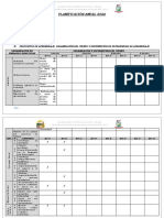 Matriz Planificación Anual 2022 UGEL Recuay