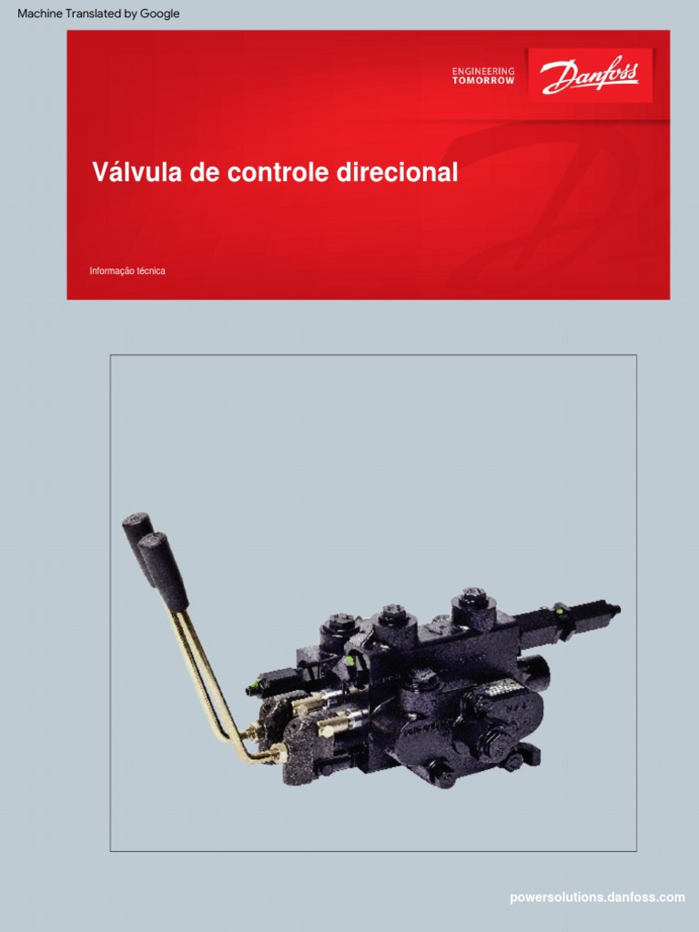 Válvula de Controle Direcional CDS60 e CDS100 DANFOSS | PDF ...