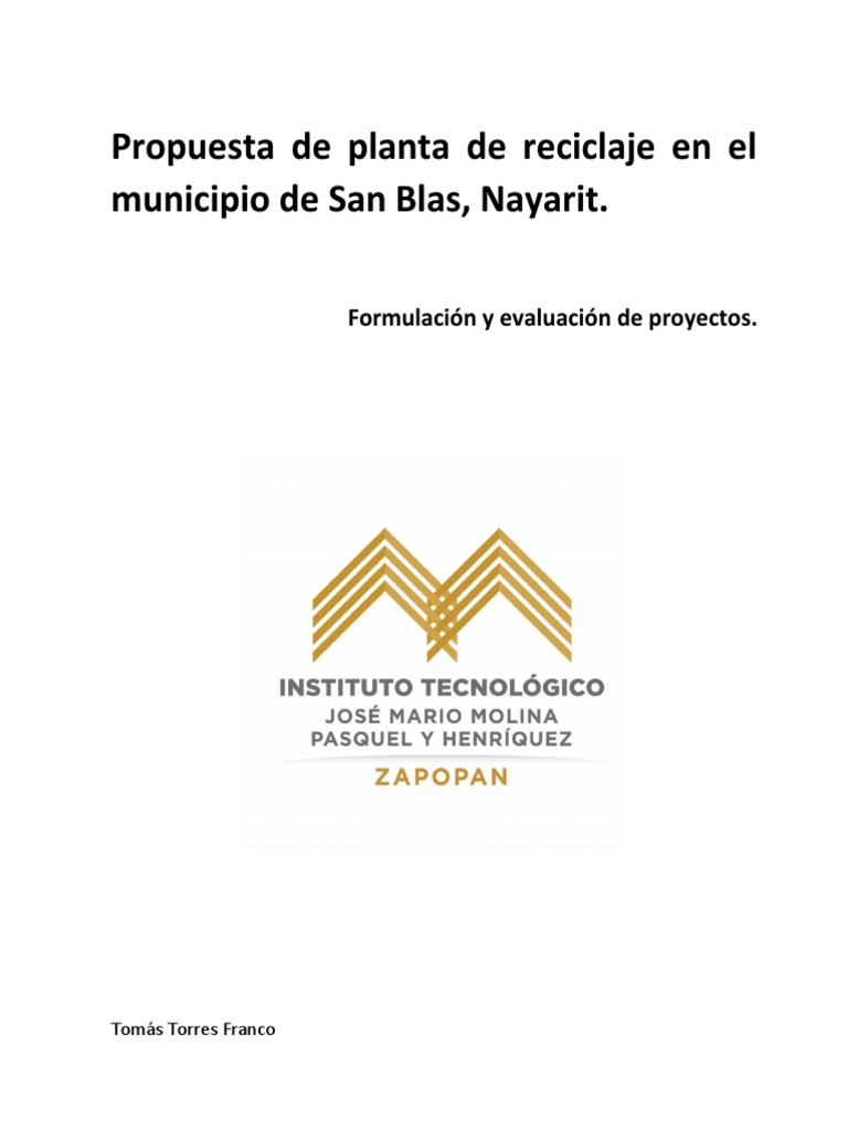 Propuesta de reciclaje en San Blas | PDF | Residuos | Vertedero