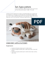 Crochet Appa Pattern
