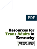 Resources For Trans Adults