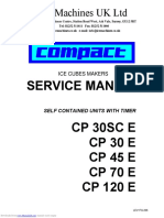 Ice Machines UK LTD: Service Manual CP 30Sc E CP 30 E CP 45 E CP 70 E CP 120 E