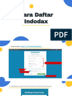 Cara Daftar Indodax