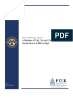 PEER Review of Post Secondary Governance