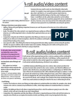 Audio Content - Research