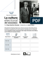 La cultura electoral del venezolano - Guía de actividades