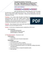 RME Notes 3.1 Actuators Intro and Magnetism