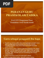 Pengurusan Pusat Pendidikan Awal Kanak-Kanak: Peranan Guru (KAZ1053)