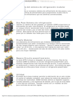 Catalogo Avanzada Sistema Refrigeracion Modular Dos Pase Diseño Separa Circuito Posenfriamiento Utilidad Proteccion