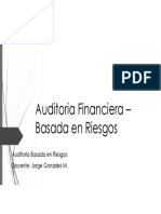 Auditoría Financiera Basada en Riesgos