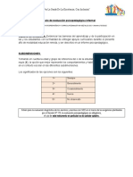 Protocolo de Evaluación Psicopedagógica Informal