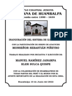 placa recordatorio Huambalpa