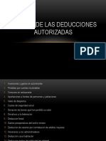 Deducciones Autorizadas