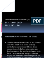 Administrative Reforms Commission (1966) Report Summary