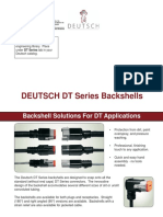 DEUTSCH DT Series Backshells: Backshell Solutions For DT Applications