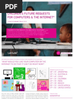 Download Latitude 42 Study Childrens Future Requests for Computers  the Internet by Latitude SN57758697 doc pdf