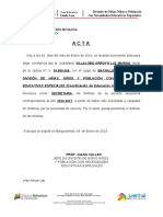 FORMATO PARA REDACTAR ACTAS DE NO DISFRUTE DE VACACIONES (Luz Marina)