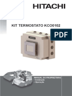 2018 HMIS-PACSC001 Rev00 Manual de Instalação, Operação e Manutenção Kit Termostato KCO0102