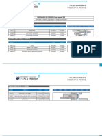 CRONOGRAMA DE CURSADO Primer Semestre 2022 Tecnicatura Plan 2021