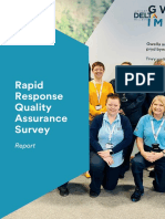 Rapid Response Quality Assurance Survey Report