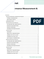 PM - Performance Measurement & Control