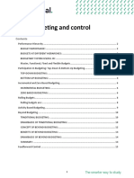 PM - Budgeting and Control