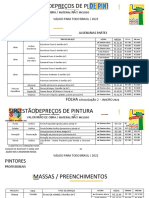 Tabela Preço Pintura 2022 ABRAPP-MBPM