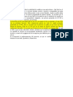 En este documento se evalúa la viabilidad de establecer una anticucheria