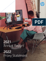 HPQ Combined 2021 Annual Report and 2022 Proxy Statement