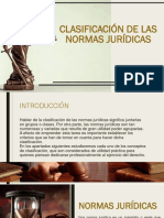 Clasificación de Las Normas Jurídicas