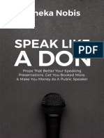 Speak Like A Don Ebook