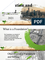 Foundation and Footing