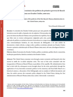 Análise das políticas econômicas de Obama nos EUA 2009-2012