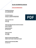 Formulas Accidentologicas.