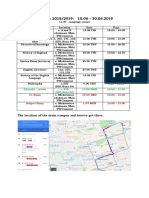 Summer 2018/2019: 10.06 - 30.06.2019: The Location of The Main Campus and How To Get There