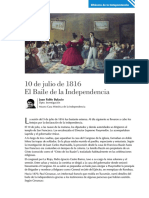 10 de Julio El Baile de La Independencia