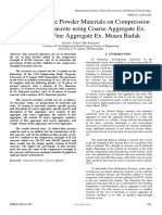 Addition of Lime Powder Materials On Compression Strength of Concrete Using Coarse Aggregate Ex. Senoni and Fine Aggregate Ex. Muara Badak