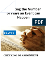 Counting The Number: of Ways An Event Can Happen