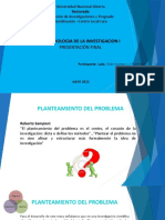 Presentación de Planteamiento Del Problema