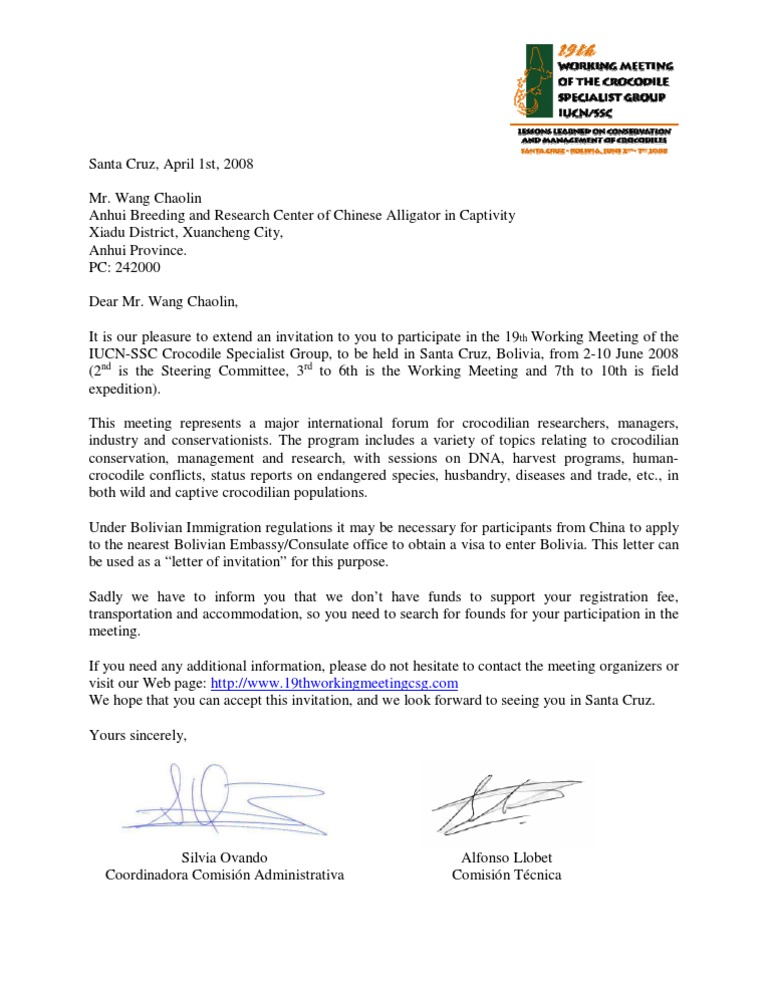 Invitation Letter | PDF