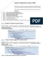 Accounts Payable Configuration Steps in SAP::-Creation of Vendor Account Groups