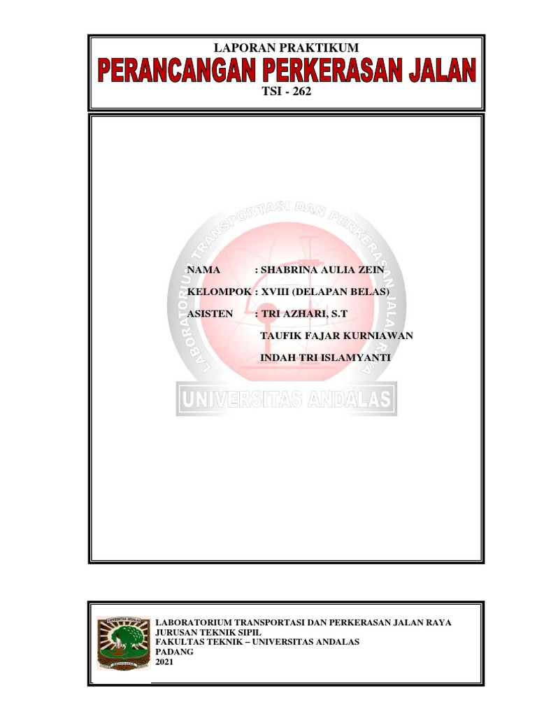 Perancangan Perkerasan Jalan Pdf